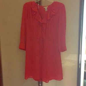 H&M Long sleeve Classic Red Dress